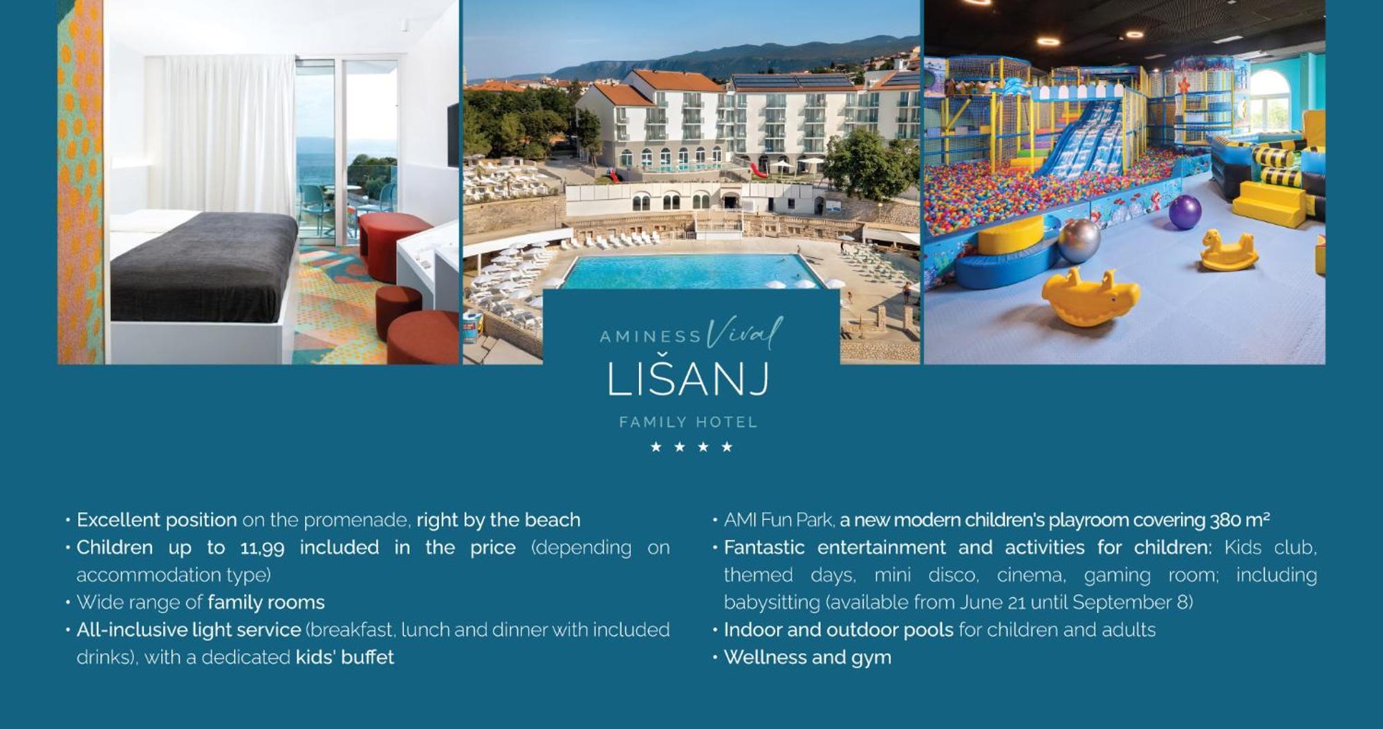 Aminess Vival Lisanj Family Hotel Novi Vinodolski Exterior photo